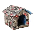 thumbnail image 2 of Cueva para gatos, refugio de invierno, casa lavable para exteriores para gatitos en el patio trasero M 38X35X38CM, 2 of 7