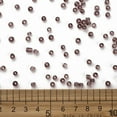 thumbnail image 3 of Glass Seed Beads Transparent Round Pale Violet Red 6/0 4mm Hole: 1.5mm 4500 beads/pound, 3 of 5