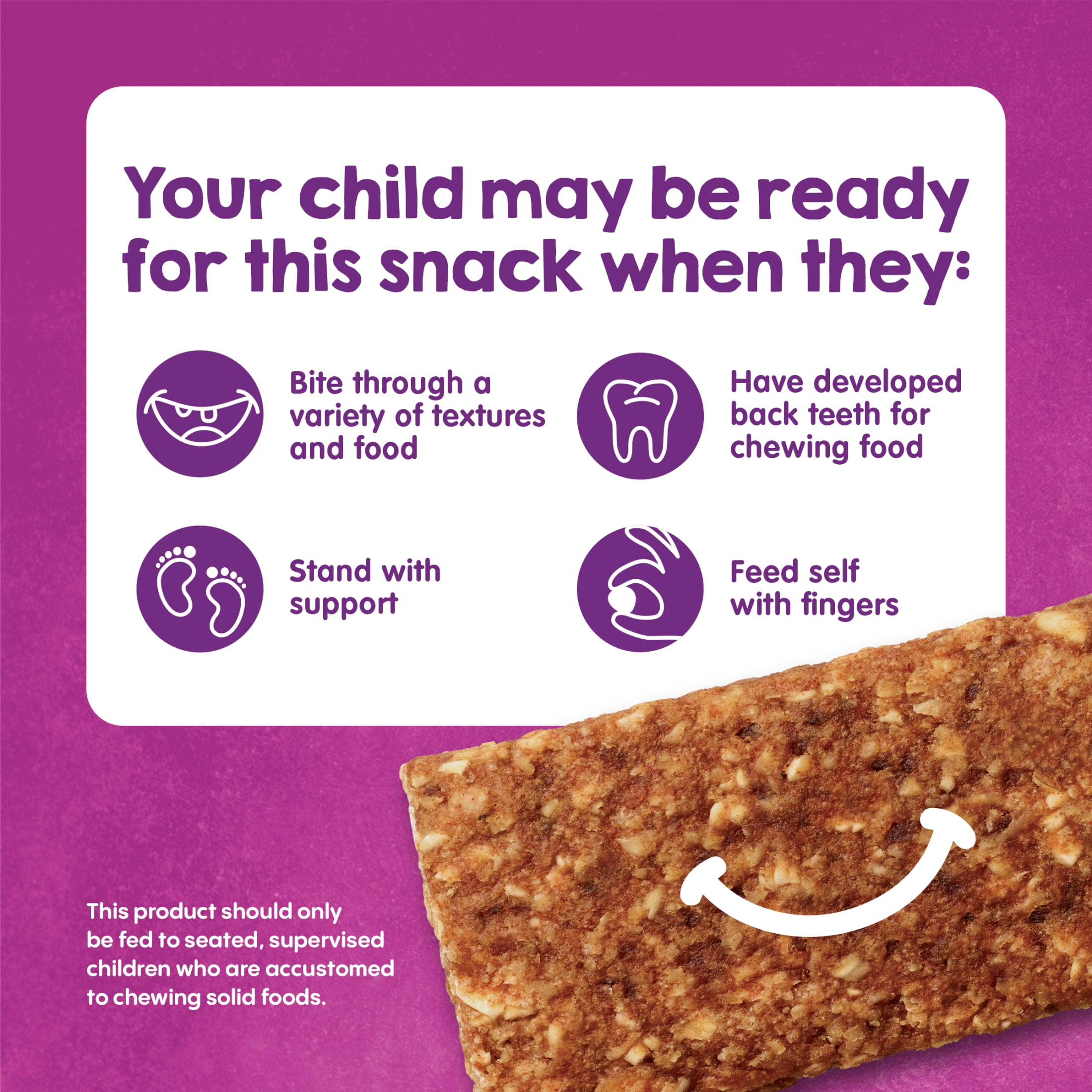 Happy Tot Organics Super Morning Oat Bar, Blueberry & Oatmeal, Organic Toddler Snack, 5 bars per box (1 Box)