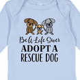 thumbnail image 4 of Inktastic Adopt a Rescue Dog Pet Boys or Girls Long Sleeve Baby Bodysuit, 4 of 5