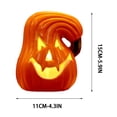 thumbnail image 3 of OANLKGI Halloween Pumpkin Lantern LED Lighted up Pumpkins Decorations Jack O' Lanterns Vintage Tabletop Fall Decor for Indoor or Outdoor Decors Thanksgiving Halloween Party Supplies, 3 of 7