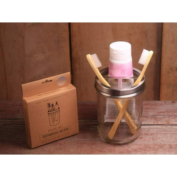 Toothbrush Holder - Mason Jar - 10 Pack