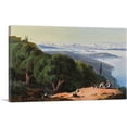 thumbnail image 1 of ARTCANVAS Corfu From The Hill Of Gastouri Canvas Art Print by Edward Lear - Size: 26" x 18" (1.50" Deep), 1 of 9