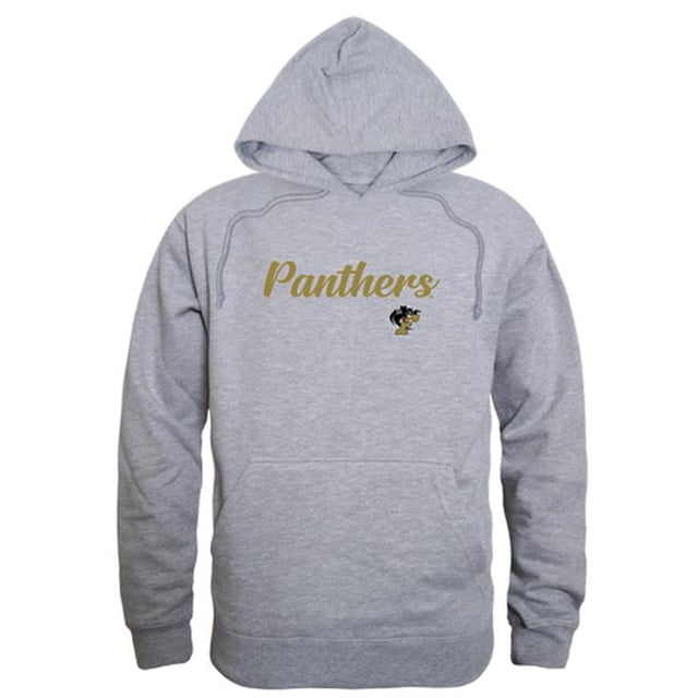 W Republic 558-452-HGY-04 Men Ferrum College Script Hoodie, Heather Grey - Extra Large