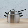 thumbnail image 3 of BergHOFF Ron 8" 18/10 Stainless Steel Covered Dutch Oven, 3.1 Qt, 3 of 5