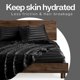 thumbnail image 2 of POWKOL - Funda de almohada de satén para cabello y piel, paquete de 2 fundas de almohada de satén de seda, tamaño estándar (juego de 2), funda de almohada sedosa con cierre tipo sobre (50,8 x 101,6, 2 of 6