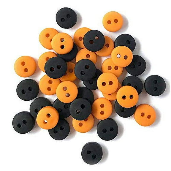 1/4in Tiny Round Buttons (19 Colors Available)