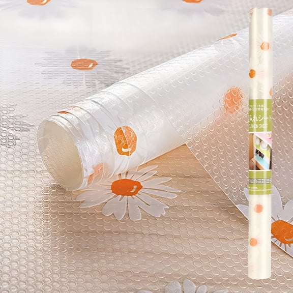 LAMIRO Shelf Liner Drawer Liner for Kitchen Refrigerator Liners Eva Non-Adhesive Waterproof Clear Shelf Liner Cabinet Liner Pantry Shelf Liner Non-Slip Easy to Cut
