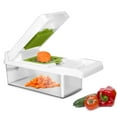 thumbnail image 2 of 12 In 1 Vegetable Chopper with Container Kitchen Food Slicer Dicer Grater Peeler Egg Separator Hand Protector for Onion Salad Potato, 2 of 15