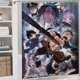 thumbnail image 5 of Juego de 4 cortinas de ducha de trébol negro con alfombrillas antideslizantes, tapa de inodoro y alfombrilla de baño, cortina de ducha impermeable con dibujos animados para niños con 12 ganchos,, 5 of 8