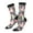 3 Black, variant on Llamas Print Adult Socks for Men & Women,Calf Socks, Ankle Socks,Boots Socks,Breathable Casual Sock,Unisex Crew Socks