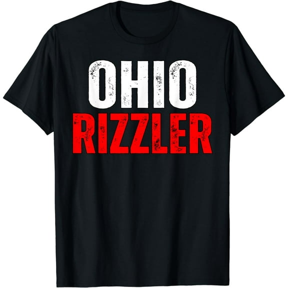 Ohio Rizzler Ohio Rizz Funny Ironic Meme Quote T-Shirt
