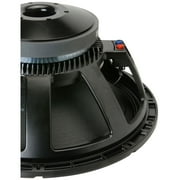 18-in Pro Woofer w/fibre loaded cone assembly & 2000W continuous power capacity