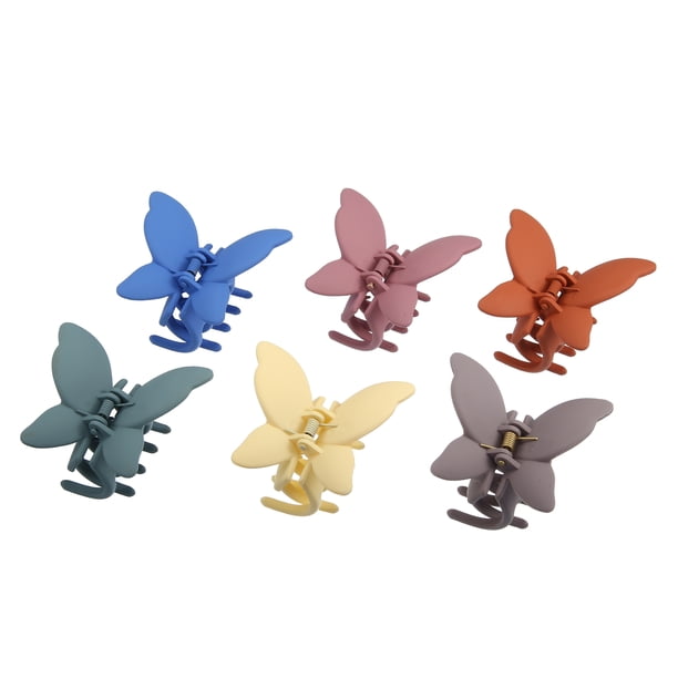Pinza de garra de mariposa Unique Bargains 6 piezas multicolor