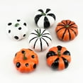 thumbnail image 2 of Decoración de calabazas de 6 uds, relleno de cesta, calabazas de de otoño para fiesta de Halloween adorno de decoración de mesa de Acción de Macarena calabaza de simulación, 2 of 4