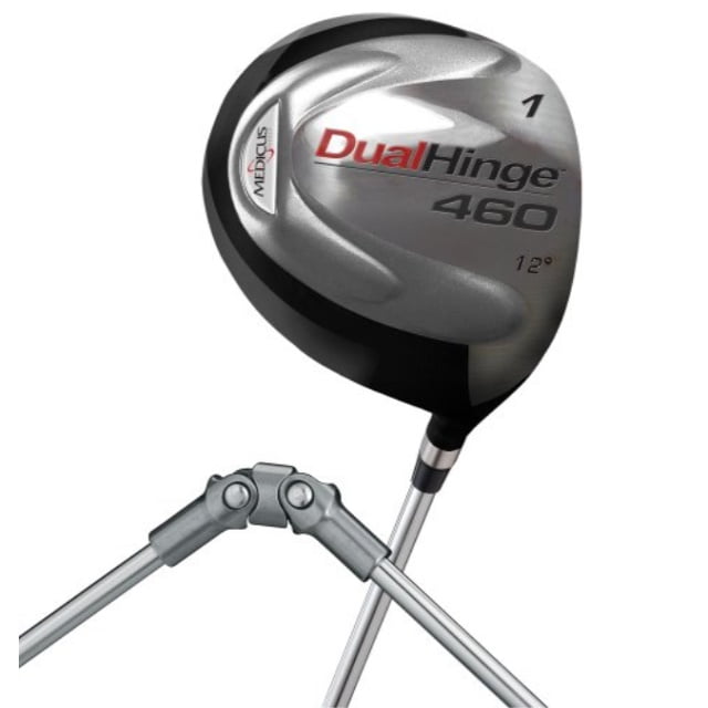 DualHinge D.A. Driver Golf Swing Trainers in Black Finish (Left Handed Men)