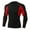 Black, variant on Men's Breathable Sports Winter Underwear Base Layer Topstight-fitting Long-sleeved Quick-Drying Fitness Top