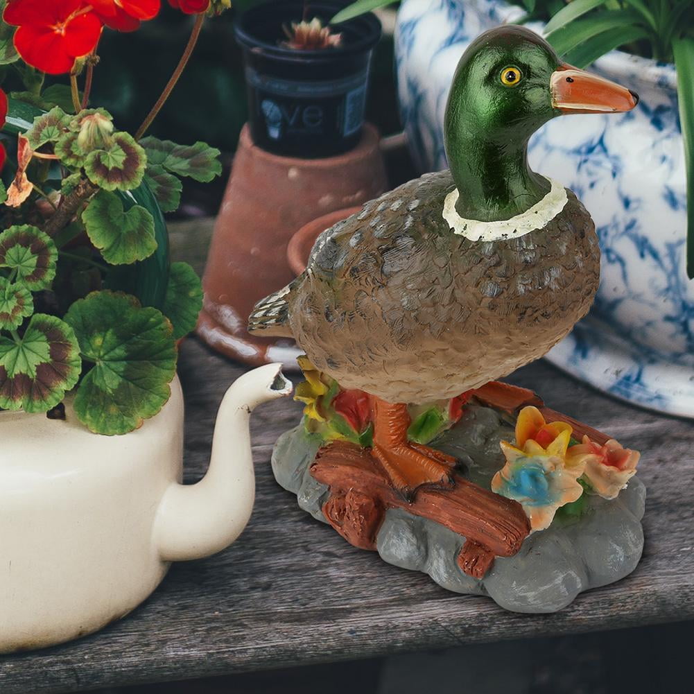 resin duck garden ornaments