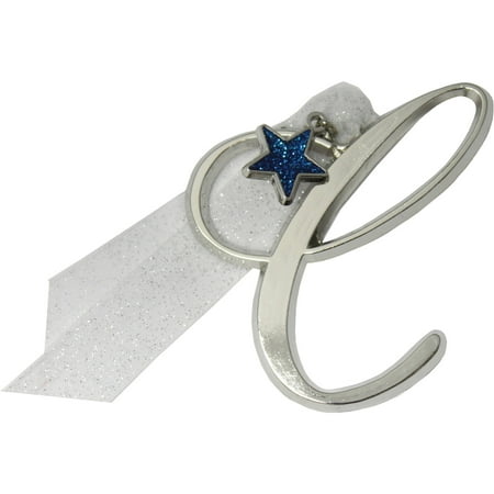 Gloria Duchin Initial Ornament with Star Charm
