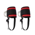 thumbnail image 4 of Correas de tobillo DYNWAVEMX para máquinas de cable y bandas de resistencia Rojo, 4 of 8