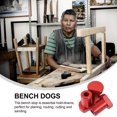 thumbnail image 3 of TEHAUX 3Pcs Workbench Short Stoppers Red Aluminum Alloy for Routing and Cutting, 3 of 6