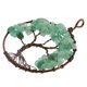 thumbnail image 1 of Colgante de árbol de La Hecho , de Piedras , Envueltas en Alambre de Cobre, Joyería Envuelta Verde, 1 of 9