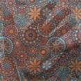 thumbnail image 3 of Mandala Tulle Curtains with Rod Pocket, Circular Floral Cosmos Moroccan Design, Sheer Drape for Wedding Party 2 Panels, 7 Sizes, Vermilion Ruby Sky Blue, by Ambesonne, 3 of 3