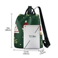 thumbnail image 3 of FORMRS Women's Travel Backpack Purse Anti-Theft Hidden Pockets Casual Shoulder Bag, Christmas Santa Hats, 3 of 7
