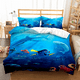 thumbnail image 5 of Disney-Juego de funda nórdica de dibujos animados, edredón con funda de almohada, juego de cama 3D, Ocean Life, Dory Marlin, Finding Nemo, 5 of 5