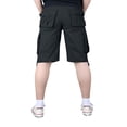 thumbnail image 3 of Cargo Shorts for Men Work Summer Casual Relaxed Loose Fit Baggy Big and Tall Multi-Pockets Black 40, 3 of 3