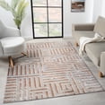 thumbnail image 3 of Ox Bay Wesley 2' x 3', Gray/Rust Geometric Washable Indoor Area Rug by Evette Rios, 3 of 8