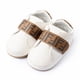 thumbnail image 1 of Zapatos De Bebé Recién Nacidos Niños Sneaker Niñas FF Print First Walkers Pequeños Encaje Hasta Cuero PU Suelas Suaves Zapatillas 0-18 Meses, 1 of 3
