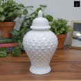 thumbnail image 6 of White Dotted Temple Jars, 6 of 10