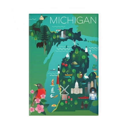 

MICHIGAN REFRIGERATOR MAGNET