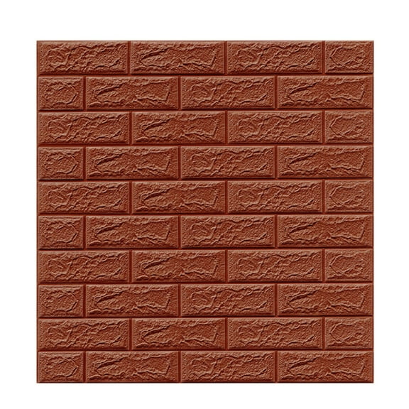 JoyMoreHome Simulation 3D Wall Panels, White Brick 3D Wallpaper Stick and Peel, Self Adhesive Waterproof Foam Faux Brick Paneling for Bedroom, Bathroom, Kitchen, Fireplace