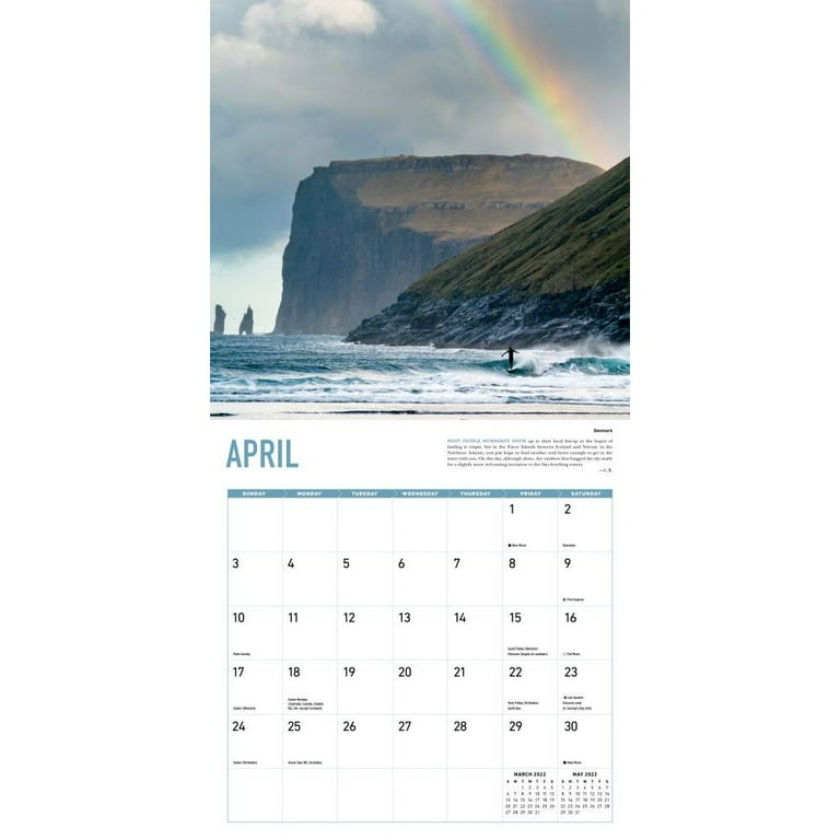 Chris Burkard Edge of the Earth 2022 Wall Calendar (Calendar