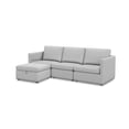 thumbnail image 6 of Better Homes & Gardens Modular Sectional Sofa with Storage Ottoman, Grey, 6 of 12