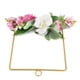 thumbnail image 3 of Corona de aro, corona colgante de flores artificiales, corona de flores falsas, corona colgante de flores artificiales construida para profesionales, 3 of 8