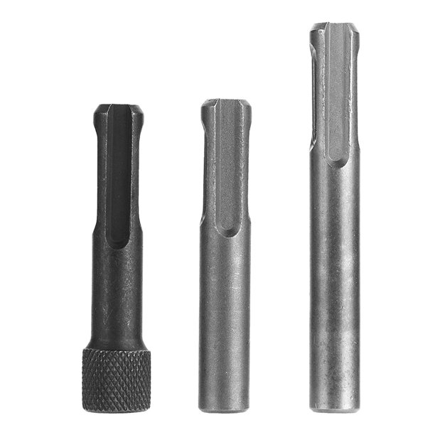 Adaptador de punta de destornillador hexagonal de 3 piezas de 1/4 "para taladro percutor SDS
