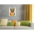 thumbnail image 4 of Tahiti - Pearl of the Pacific - French Settlements - Tahitian Woman with Lei - Vintage Travel Poster by A. Doquene c.1930s - Master Art Print (Unframed) 9in x 12in, 4 of 4