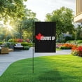 thumbnail image 1 of PRETXORVE Canada Garden Double-Side Strong And Free Canadian Yard Sign No Flagpole, 1 of 5