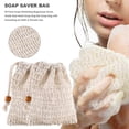 thumbnail image 5 of 40 Pack Soap Exfoliating Bags,Soap Saver Made Sisal Mesh Soap Bag Bar Soap Bag with Drawstring for B, 5 of 5