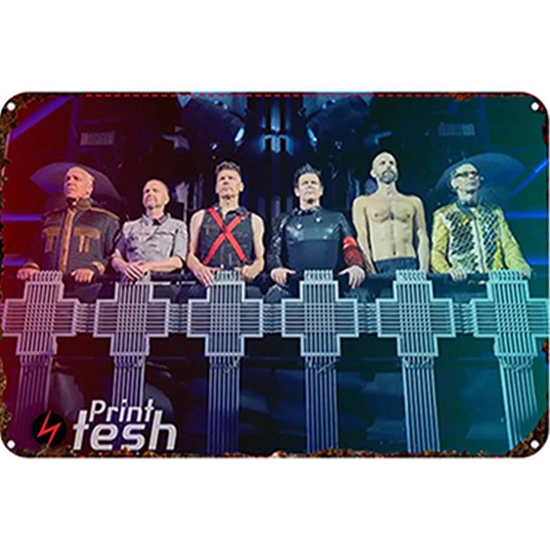 (1) Rectangular Hojalata 40*30 Cm Plano Serie Personajes Tanques Alemanes