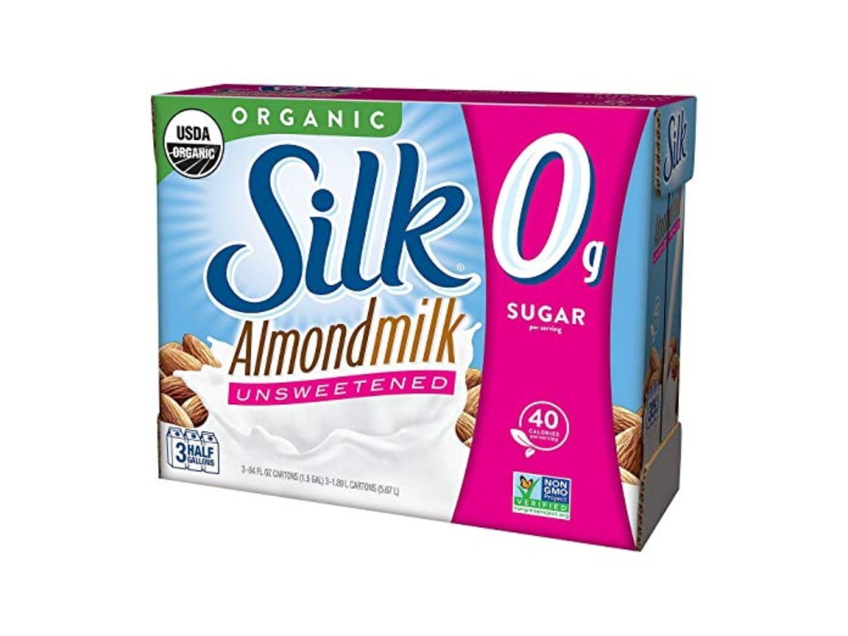 Silk Organic Almond Milk Original 64oz (PACK OF 3)