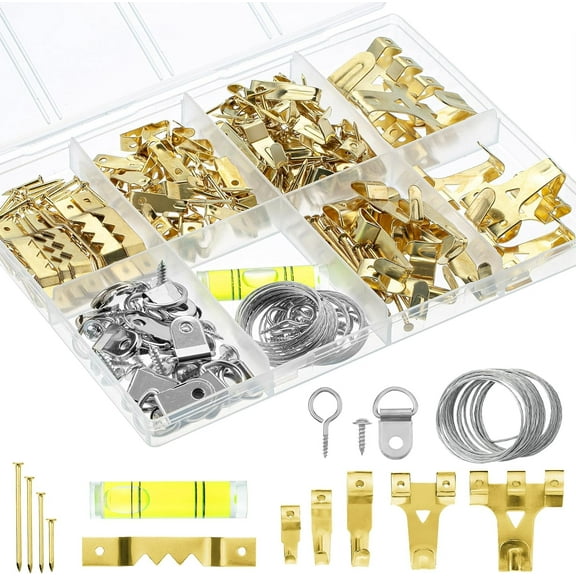 Mr. Pen- Picture Hanging Kit, 276 pcs, Picture Hangers, Nails for Hanging Pictures