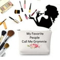 thumbnail image 7 of Grammie Gift Grandma Makeup Bag My Favorite People Call Me Grammie Cosmetics Bag Best Grammy Ever Gift for Grandmother, 7 of 7