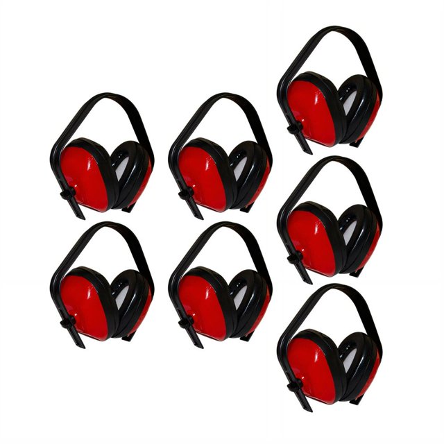PEACNNG 2 Pcs Protection Auditive pour Tireurs Construction en Plastique Résistant aux Chocs Cache-Oreilles Grandes Ouvertures de Coussinets Écouteurs Antibruit