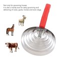 thumbnail image 4 of Horse Curry Comb, Professional 3pcs Double Sided Horse Comb   for Cattle for Dogs, 4 of 7