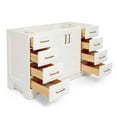 thumbnail image 6 of Ariel Taylor 54 In. Single Sink Base Cabinet In White, 6 of 8