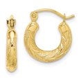 thumbnail image 1 of 10k Yellow Gold Small Hoop Earrings, 1 of 6